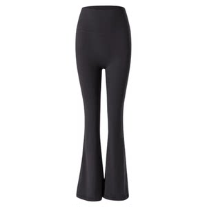 
Youmei no-wear underwear with pockets yoga wear bell-bottom pants for women high-waist nude casual sports fitness slightly flared trousers