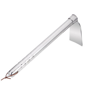 All steel hoe stainless steel double -used planting vegetables, flowers, household small hoe, agricultural rake pick out outdoor digging farming tools