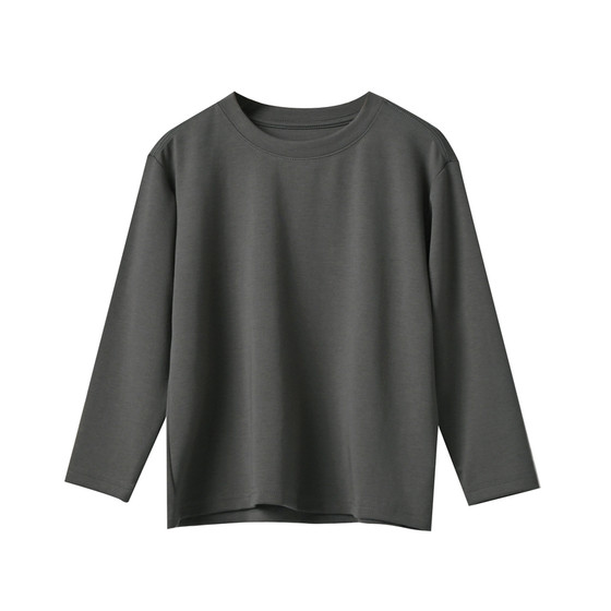 
Basic children's round neck long-sleeved bottoming shirt, T-shirt tops for boys and girls, 180 and older children, spring and autumn children's clothing