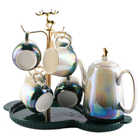 High-End Water Set: European Style Teapot And Kettle For Luxury Living Rooms