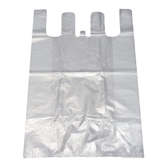 
Large plastic bag, portable thickened vest bag, clothes packing, moving bag, storage and organization transparent bag