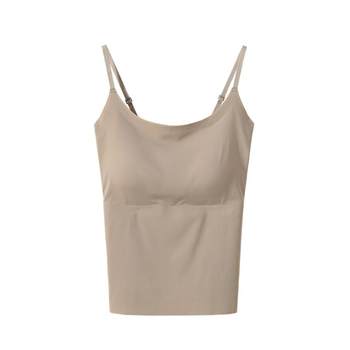 Beautiful back-wearing camisole with breast pads and no bra required
