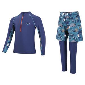 
Hongxing Erke children's swimsuit boy split long sleeves long trousers sun protection quick-drying boy swimsuit hot spring swimsuit