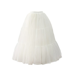 
Long bustle 60/70/80cm soft gauze daily micro-puffed Lolita petticoat lolita yarn support boneless long bustle