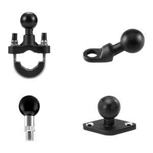 Motorcycle bracket accessories mobile phone navigation vehicle handlebar handle fixed M10 ball head connection riding equipment
