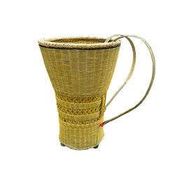 Handmade bamboo weaving large backpack ethnic baby price special price