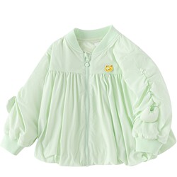 Balabala Spring and Autumn Girls' Jackets Baby Baseball Uniforms