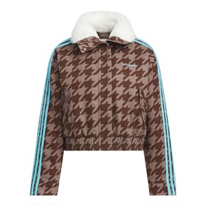 
Adidas/Adidas authentic clover women's casual lapel durable and warm short cotton clothing KA9732