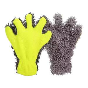 
Car paint sponge wheel hub cleaning without damage, car thickened beauty car washing plush gloves five-finger fluffy chenille