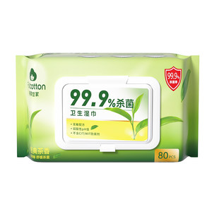 
Cotton Rou Shijia sanitary wipes large bags of cleaning disinfection and sterilization tea fragrance wet tissues for affordable household use, no irritation