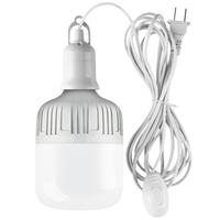 Wired LED Bulb - Simple Socket Lamp E27 With Plug Super Bright Energy-Saving Lamp