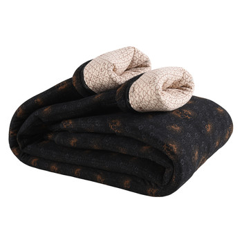 
Hengyuanxiang camel velvet cotton pants for middle-aged and elderly women with velvet and thickening