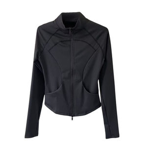 
Running tops, quick-drying sports jackets, hiking zipper cardigans with pockets, fitness jackets, weight-training yoga clothes