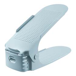 Double layer adjustable shoe support shoe cabinet layered