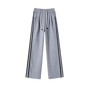 
Sports long pants for girls, autumn and winter clothing 2025 new style for junior high school and high school students, loose and casual, big children's straight lengthening