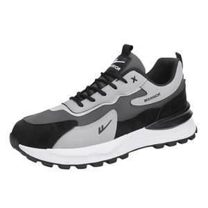 
Pull back men's shoes spring waterproof sports shoes for men 2026 new thick-soled non-slip casual shoes outdoor work shoes for men
