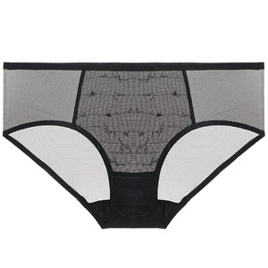Aimei IMIS shopping mall underwear for women lace embroidery sexy hip-packing without crotch low waist boxer IM23BGX1

