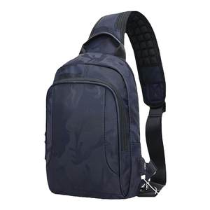 Fashion chest bag men's bag business casual waist bag large -capacity chest backpack new cross -body bag men's shoulder bag