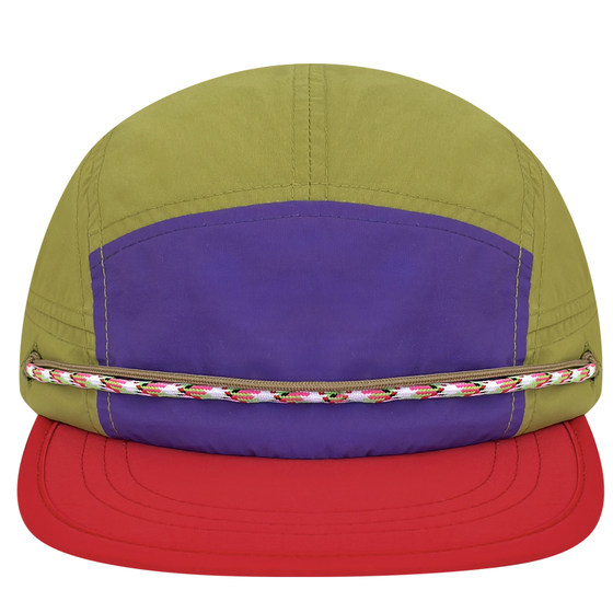 
American retro contrasting color flat brim quick-drying sun protection baseball cap for men and women in spring and summer outdoor sports face-showing small peaked cap trendy
