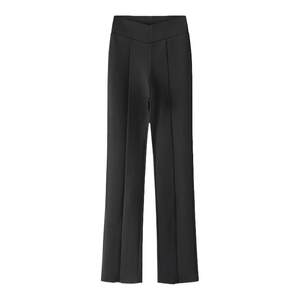 Paperlll Xinjian black zipper split casual pencil pants high waist, simple slimming, thin feet pants female
