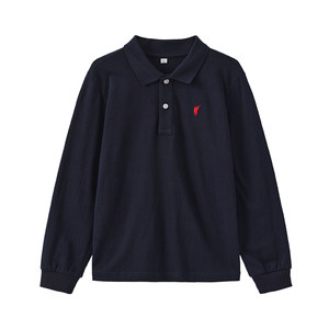 
POLOWALK children's clothing children's long-sleeved t-shirt polo shirt 2026 spring and autumn boys and girls pullover casual bottoming top