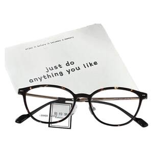 
Langtemeng glasses 2024 new model can be equipped with myopia anti-blue light glasses trendy polygonal full-frame glasses frame 83403