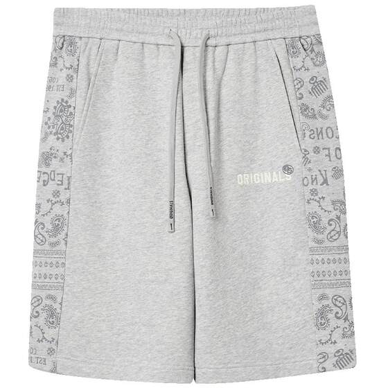 
[Coolness] Jack Jones men's summer new solid color shorts drawstring shaking sweatpants loose cashew flower splicing