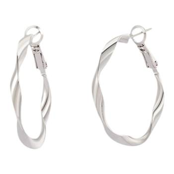 
Ajidou earrings for women's plain ring Mobius earrings