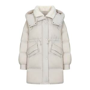 Ailei down jacket for women's new winter style waist-length coat warm and windproof casual imitation lamb fur collar jacket