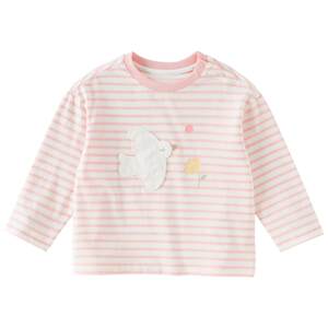 
David Bella girls striped T-shirt 2026 new spring boys pure cotton long-sleeved bottoming shirt children's category A tops