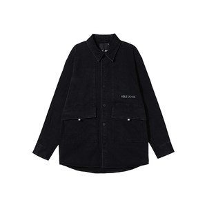 
ABLE JEANS new men's loose and comfortable urban functional walking long-sleeved thin denim shirt jacket
