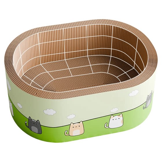 Deepen the cat's claw board, cat's nest, integrated scratch-resistant, wear-resistant, and no dander loss. New cat claw board, cat's claw grinding tool