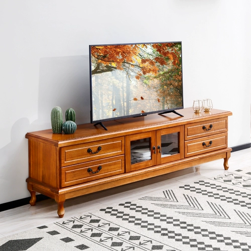 Современный и минималистичный журнальный столик из натурального дерева для спальни, телевизор, в американском стиле