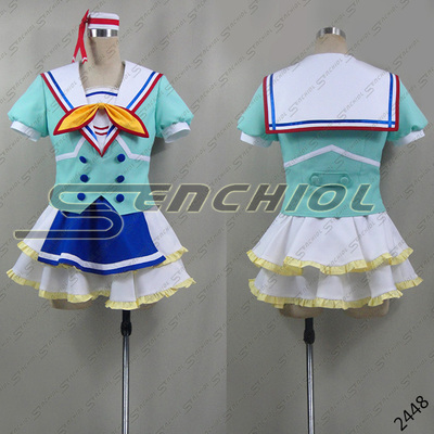 taobao agent Manku 2448 lovelive sunshine aqours green COSPLAY clothing Gaohai Qiange