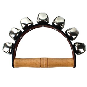 
Orff Musical Instrument Percussion Kindergarten Children's Hand-Carrying 5 Peel Bells 7 Hand-Carrying Horseshoe Suzuki Semi-Circle Bells