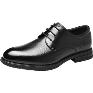 
HLA/Heilan House Men's Shoes New Spring Genuine Leather Pointed Toe Popular Leather Shoes Business Formal Men's Derby Shoes