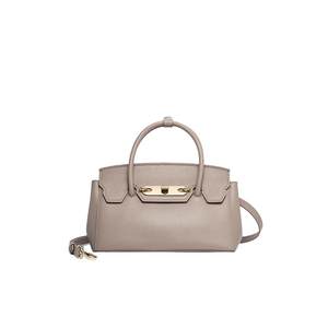 ELLE women's bag classic series of leather platinum bag ladies handbags bag underarms, black body bag mothers bag shoulder bag