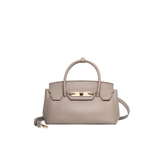 ELLE women's bag classic series of leather platinum bag ladies handbags bag underarms, black body bag mothers bag shoulder bag