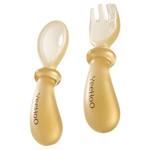 
Ying's Children's Spoon Baby Supplementary Spoon Eating Training Silicone Soft Spoon Self-Eating Supplementary Spoon Children's Tableware