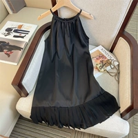 Платье, расширенная юбка, изысканный стиль, французский стиль
