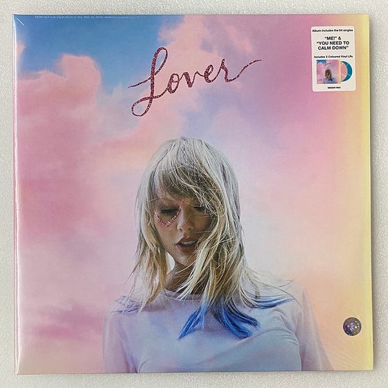 现货 泰勒斯威夫特专辑Taylor Swift Lover 彩胶 LP黑胶唱片 周边