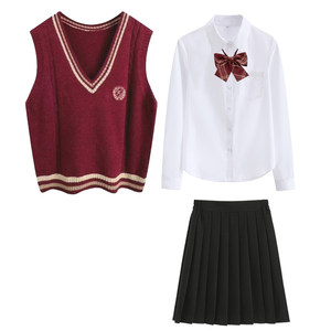 
Red song chorus competition poetry recitation performance clothing high school and junior high school student sports meeting adult college style class uniform suit