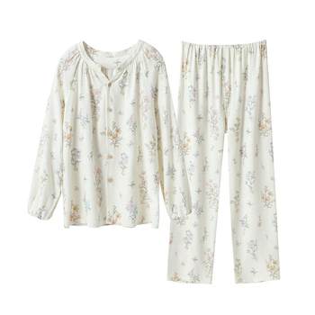 
Manxi Autumn and Winter Elastic Silk Line Cotton Confinement Clothing Home Furnishing Clothing