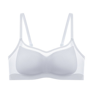 
[Same style as Liu Yifei] Catman Honeycomb Small Cooling Cup New Underwear Invisible Seamless Cooling Small Breast Push Up Bra