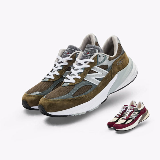 New Balance/NB 990V6系列舒适防滑低帮美产运动休闲鞋U990OG6