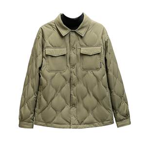 
DuckYuck Men and Women Same Style Down Jacket Outdoor 2025 Autumn and Winter New Arrival Shirt Collar Lightweight Short Warm Jacket W