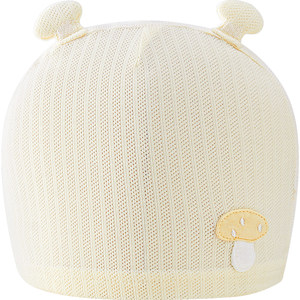 
October Crystal Sunshine Baby Fetal Cap Light and Thin Newborn Hat Baby Spring and Summer Thin Boneless Protective Door Cap