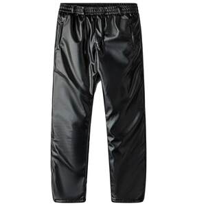 
Leather pants men's winter velvet thickened 2025 new cotton leather pants thickened work clothes oil-proof and waterproof plus fattening
