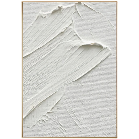 抽象的な白黒油絵 - モダンな壁画