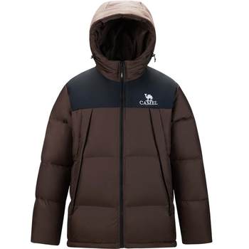 
Camel Down Jacket Men's Winter 2025 New Thickened Men's Jacket Warm and Windproof Couple Bread Jacket Down Jacket